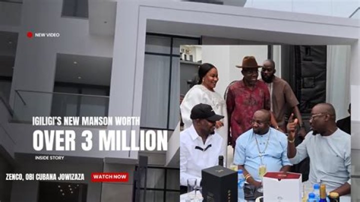 Billionaires Club: E-Money, Obi Cubana & Others Dine With Jowizaza In His Mansion (VIDEO)