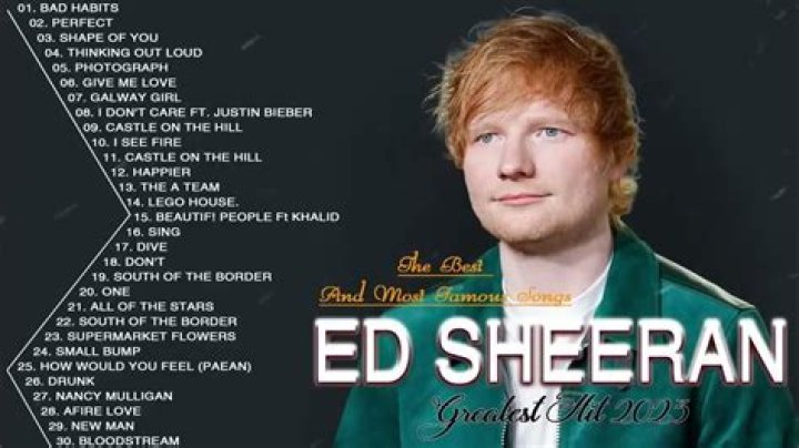 Edward Sheeran Top Songs and Awards
