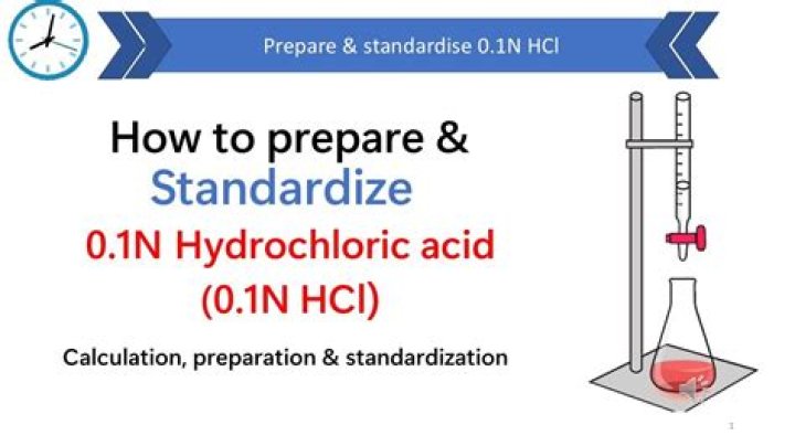 How can we prepare 0.01 n hcl solution