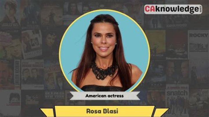 How much is Rosa Blasi’s net worth in 2023