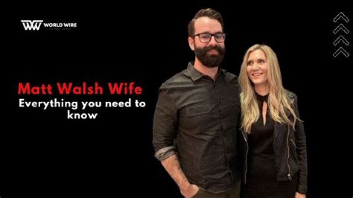 Matt Walsh Wife: Meet Alissa Ann Walsh