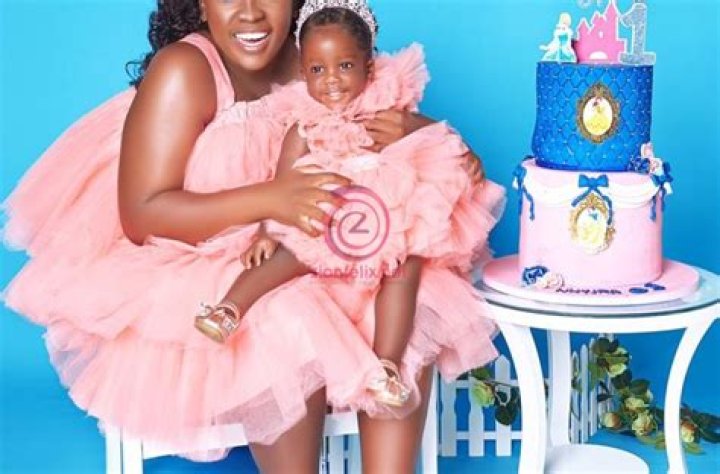 Moesha Boduong Dazzles In Adorable Photos With Tracey Boakye’s Daughter