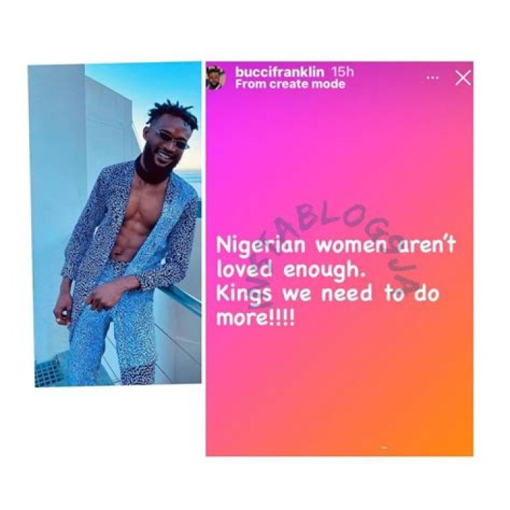 Nigerian Women Aren’t Loved Enough — Actor, Bucci Franklin